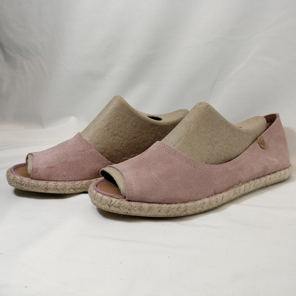 Verbenas Cruz D'Orsay open-toe espadrille flats: Made in Spain